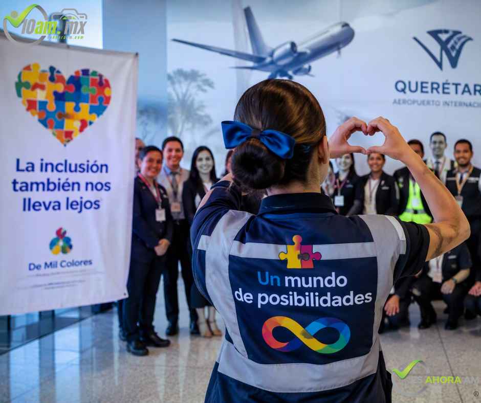 Querétaro capacita a 74 trabajadores del aeropuerto para comprender el autismo