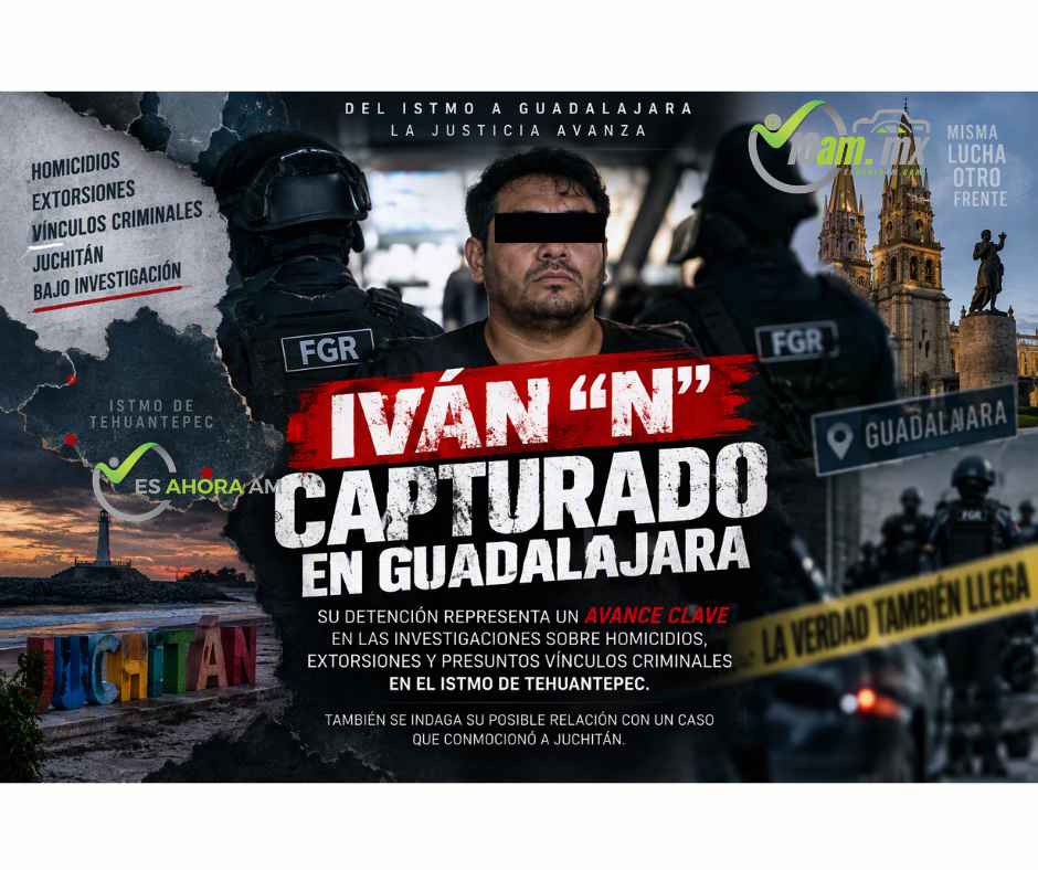 Cae “El Cromo” en Guadalajara: investigan su red criminal en Oaxaca