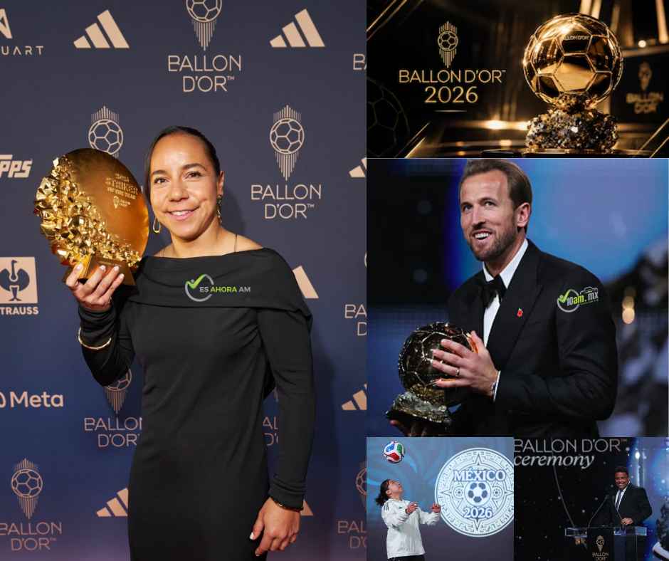 Balón de Oro 2026: Harry Kane y Charlyn Corral destacan entre los ganadores